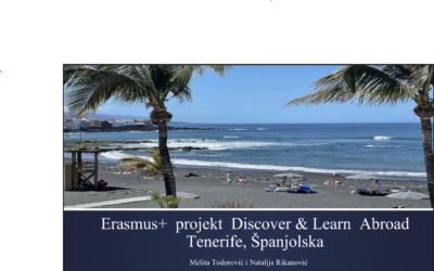 Diseminacija projekta Discover and Learn Abroad – Puerto de la Cruz Tenerife 4.4.2025. – 19.4. 2025., sjednica Nastavničkog vijeća 27.5.2025.